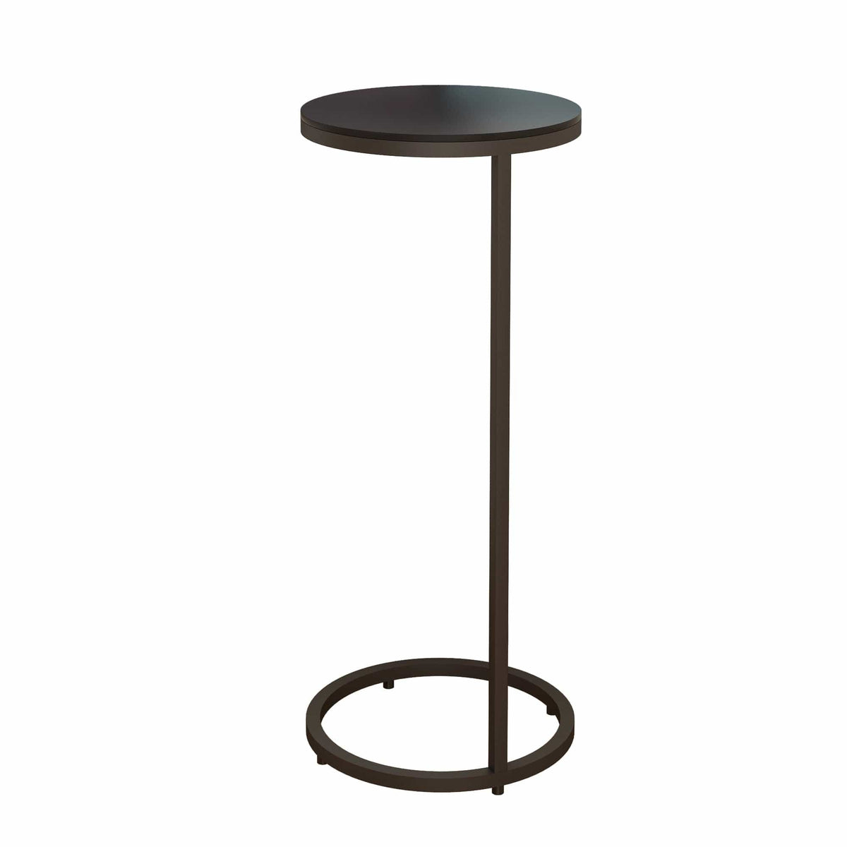 Round Metal Accent Table 11" w x 11" w x 26" h