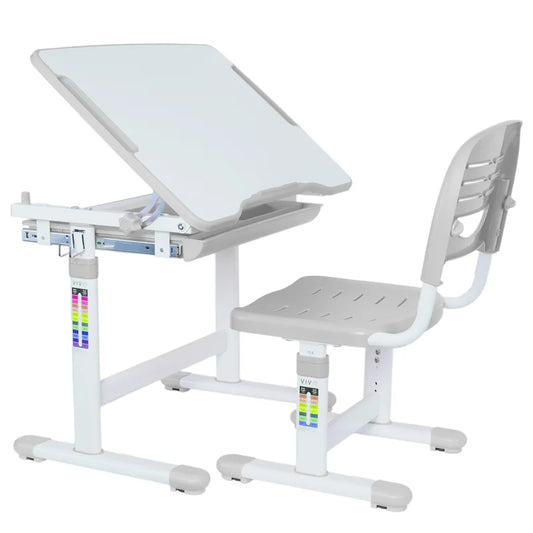 Kids' Height Adjustable Desk and Chair