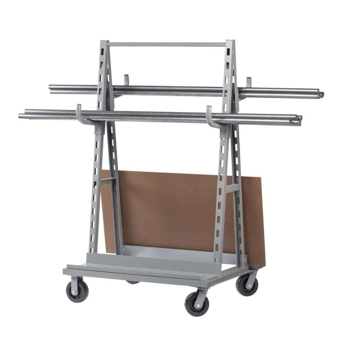 Horizontal Pipe and Sheet Truck, 2000 lbs Load Capacity, 40"L x 36"W x 67"H