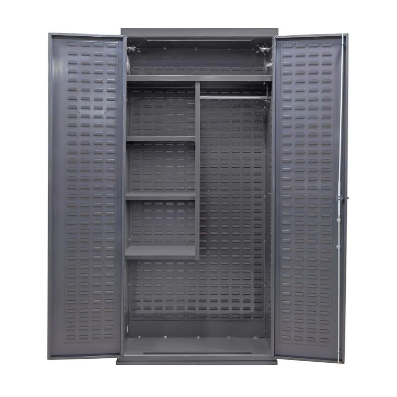 Configurable Steel Combination Storage Cabinet, 36"W x 24"D x 78"H, Adjustable Shelving