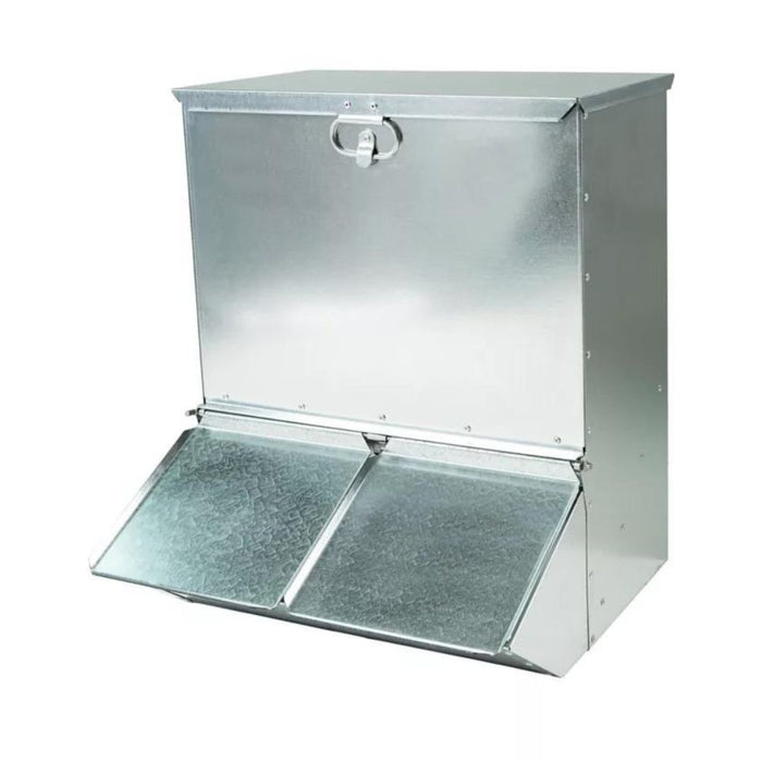 2 Door Steel Hog Feeder, 2.88 cu ft Feeder for Pigs