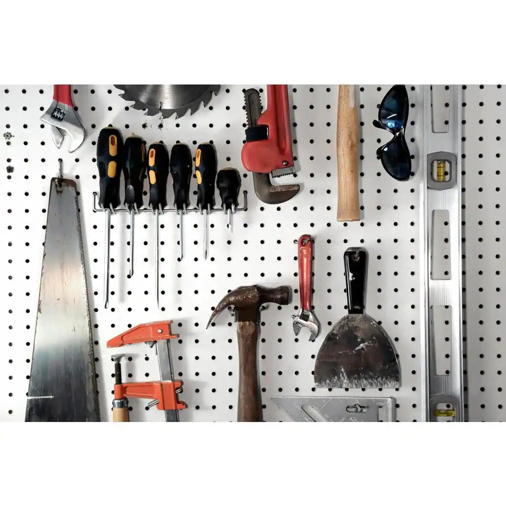 Holzoffer 1/8 in. Metal Locking Pegboard Hook Assortment Kit (47-Pack)