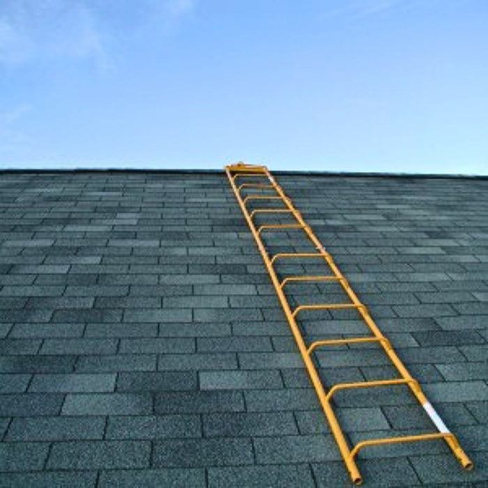 6' Chicken Ladder, Roofing Ladder for Slopped Roof, Yellow