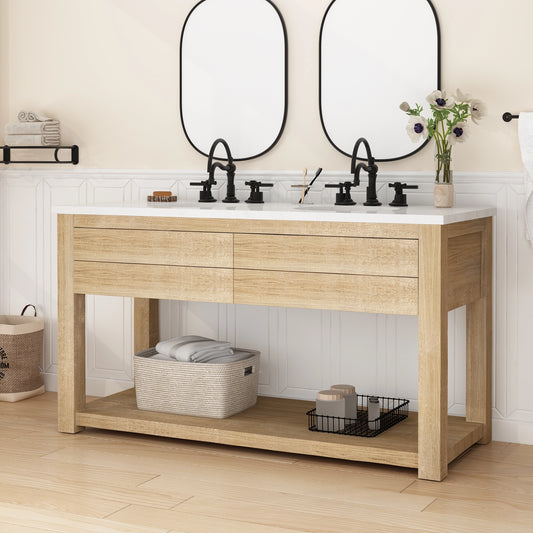 Holzoffer 60" Double Sink Vanity