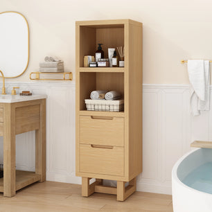 Holzoffer bathroom Storage Cabinet, Minimalist and modern