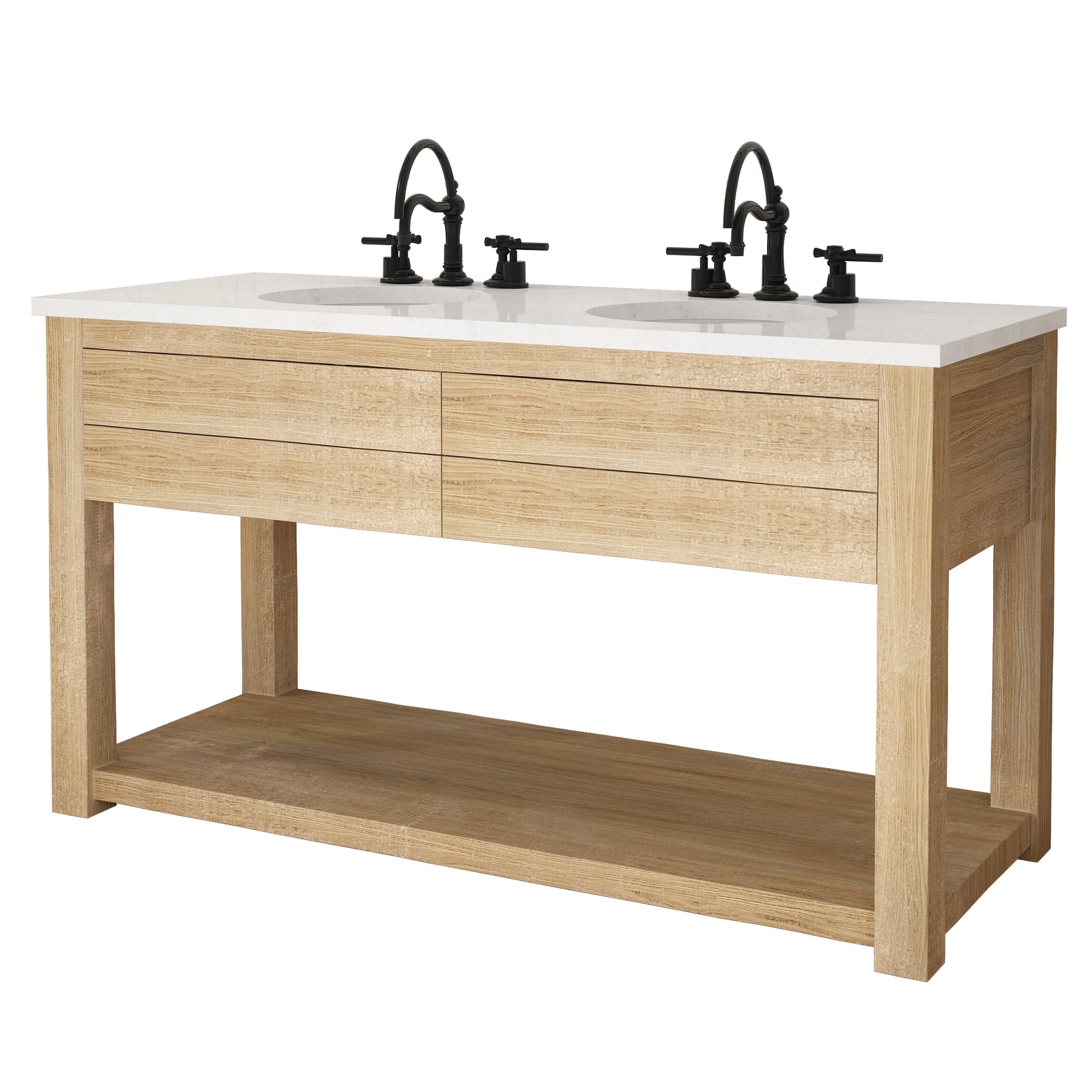 Holzoffer 60" Double Sink Vanity