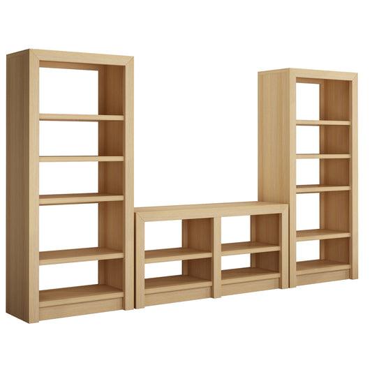 Holzoffer Modular, compact, and versatile TV Stand, Entertainment Center (122")