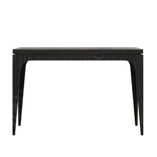 Holzoffer Organic Modern Rustic Charred Black Finished Console Table