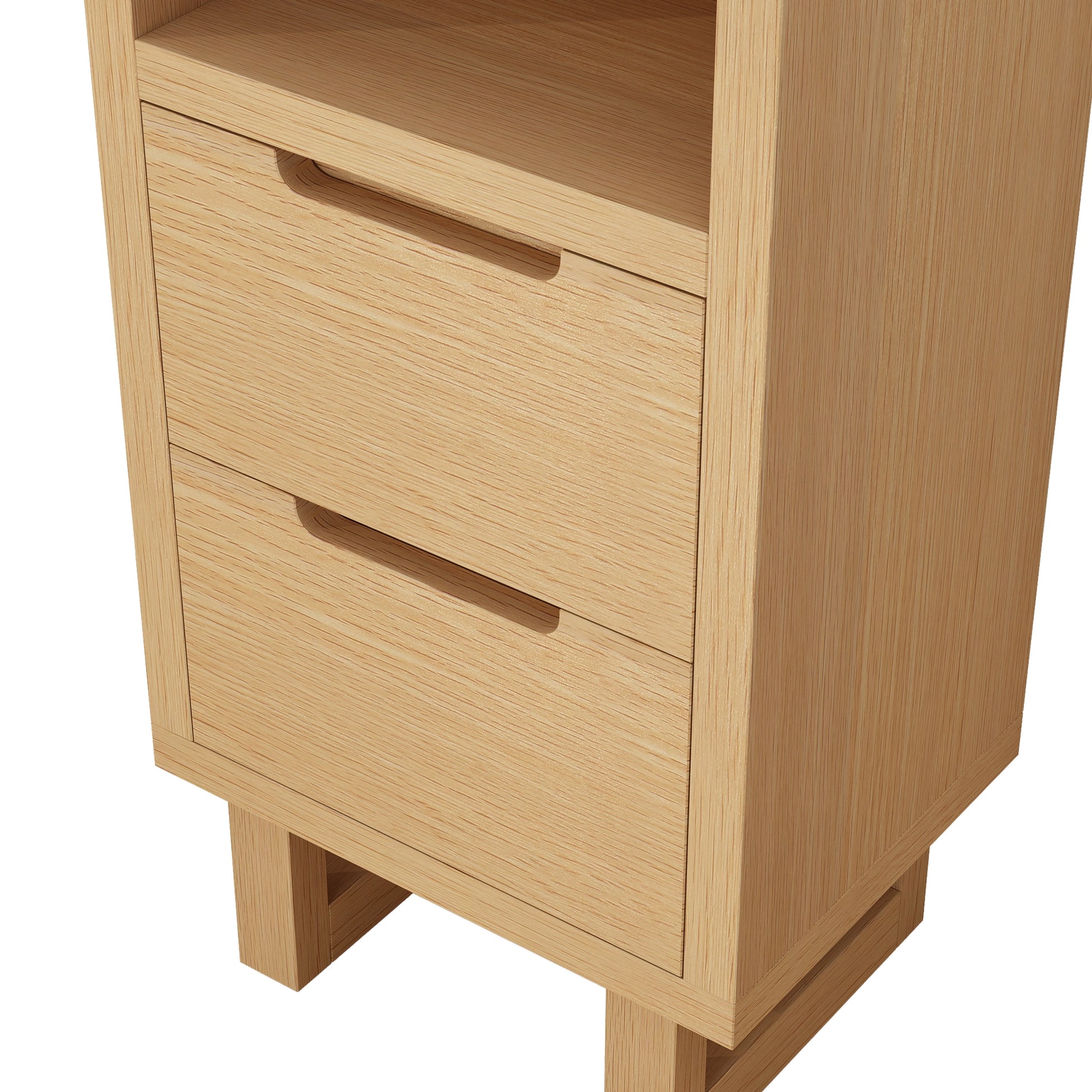 Holzoffer bathroom Storage Cabinet, Minimalist and modern