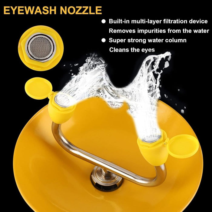 Wall Mount Eye Wash Station w/ Sign