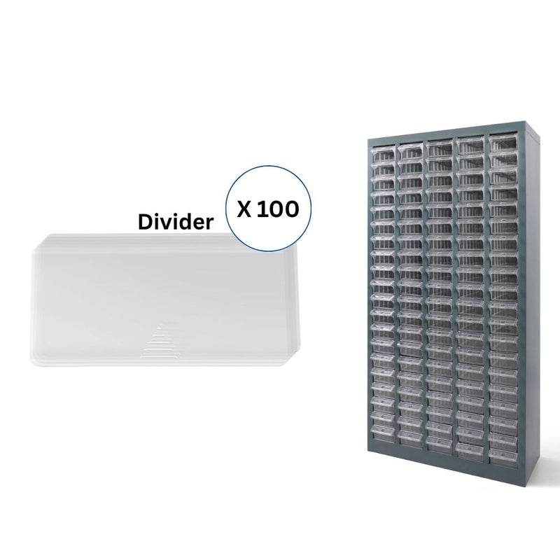 Clear Dividers Competible for GJGS-100CTMLJG-GRY, 100 PCS