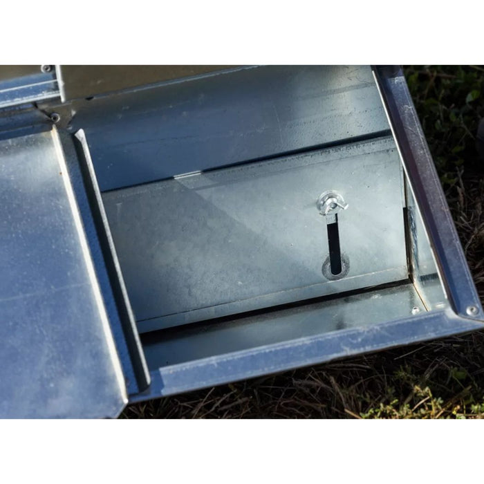 2 Door Steel Hog Feeder, 2.88 cu ft Feeder for Pigs