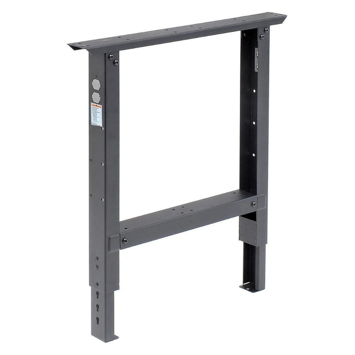 Steel C-Channel Leg For Workbench 30"W, Height Adjustable from 27.5" to 35.3"