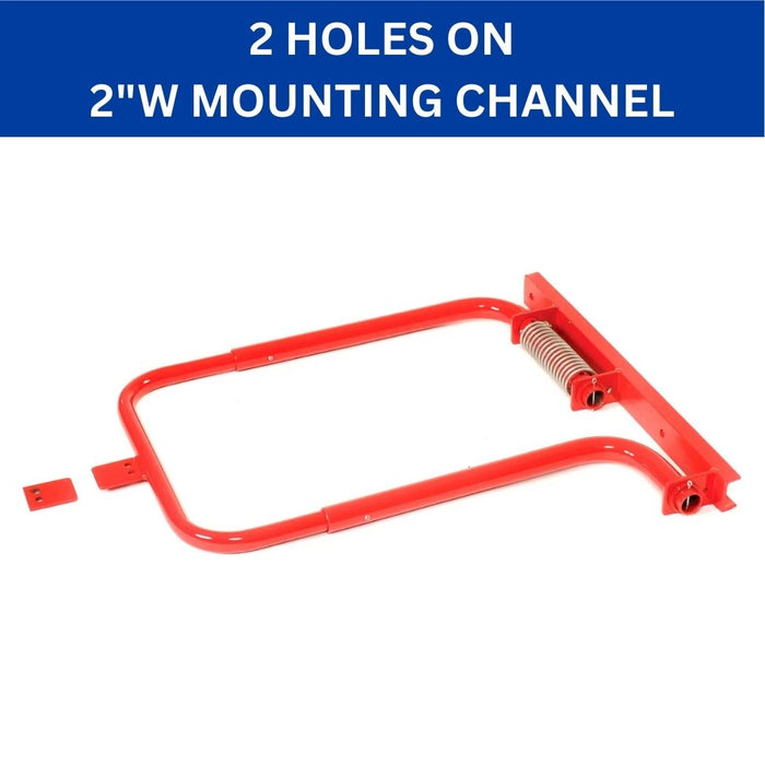 Spring Actuated Safety Gate 22.5"-36" Opening Adjustable, Steel Construction