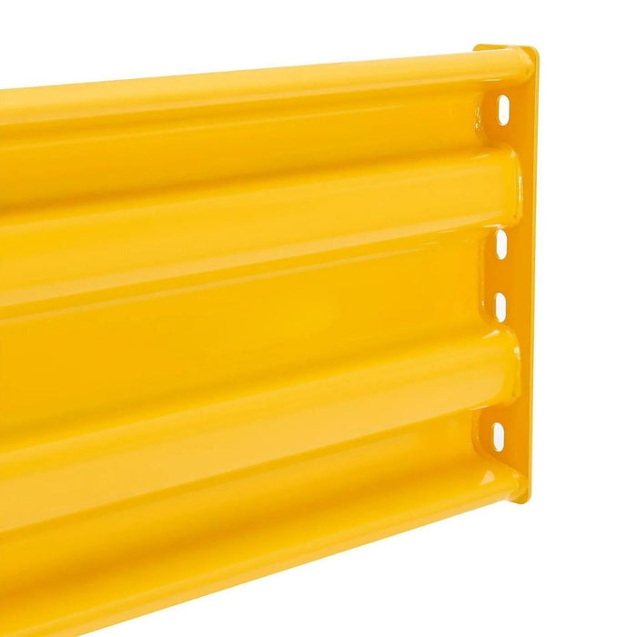 Steel Yellow Guard Rail, 3 Rib, Available at 4'/6' Length