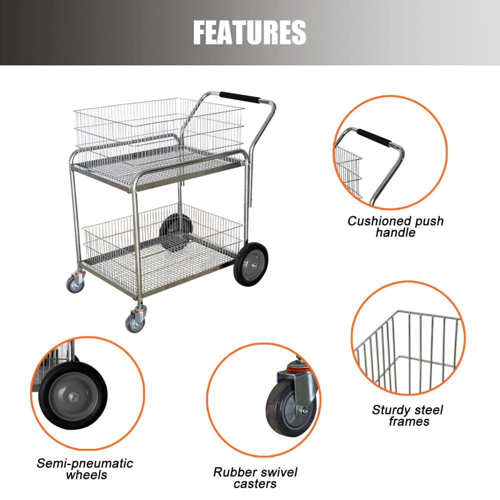 Wire Mail Cart