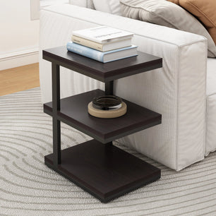 Holzoffer Rectangular Tiered End Table (14