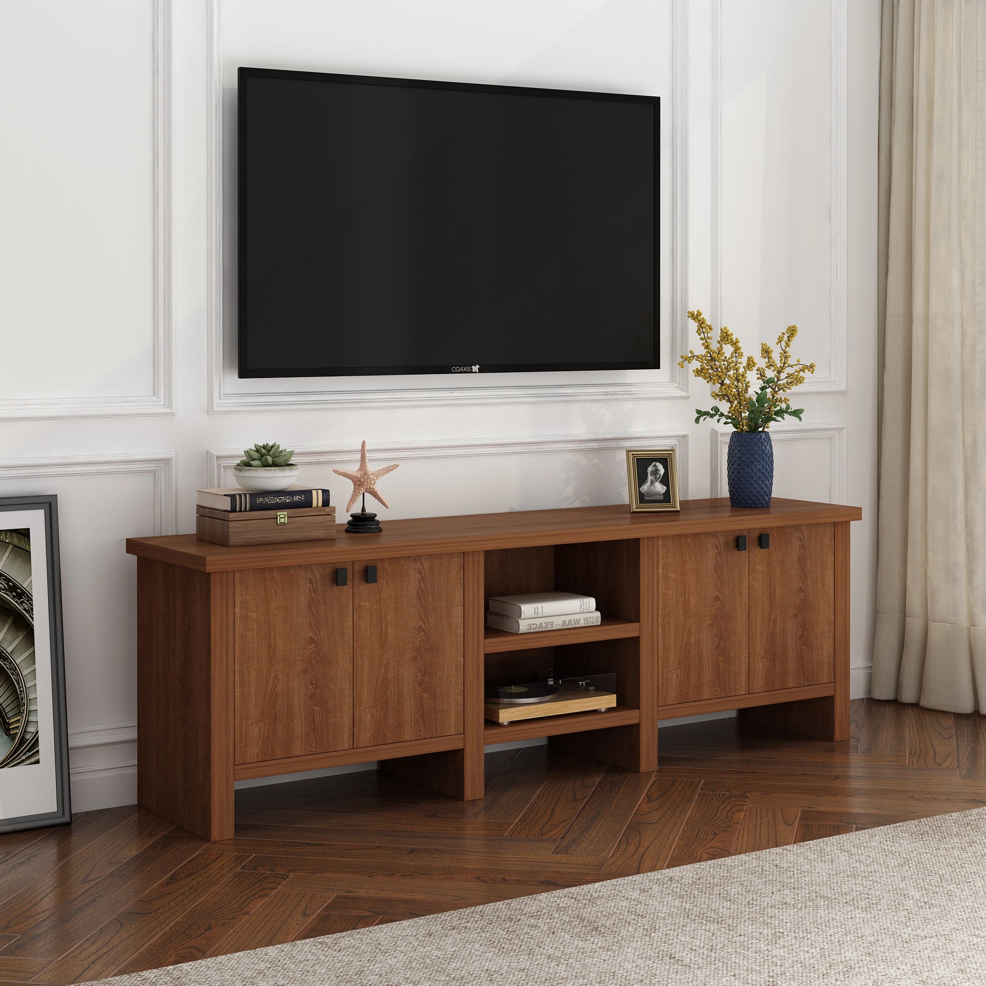 Holzoffer Modern Farmhouse Media Console (77.5")