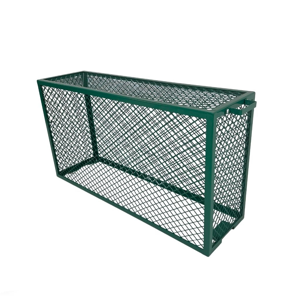 Green Backflow Cage 43.7"L x 12.6"W x 23.7"H, Theft Prevention