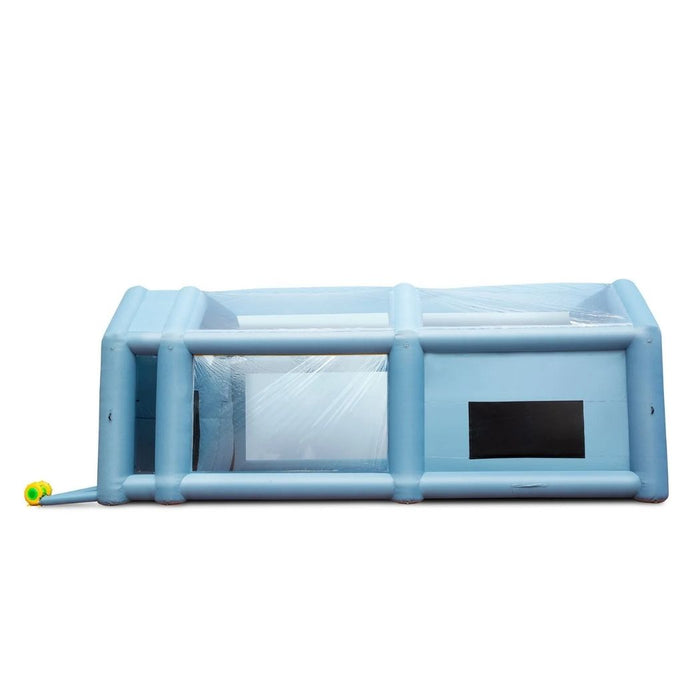 Inflatable Spray Booth 23'L x 13'W x 8.5'H with 550W + 750W Blowers, Spray Booth Tent Air Filter System – Car Paint Tent for Auto Painting, Car Parking Tent, Workstation, and Motorcycle Garage