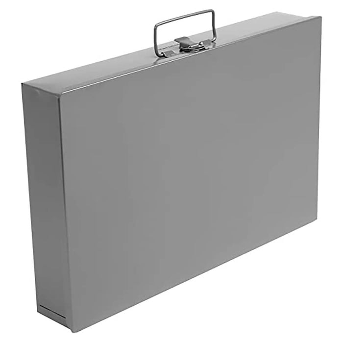 1,275-Piece Grade 8 Coarse Thread Fastener Assortment with Heavy-Duty Metal Drawer Toolbox, Yellow Zinc Finish