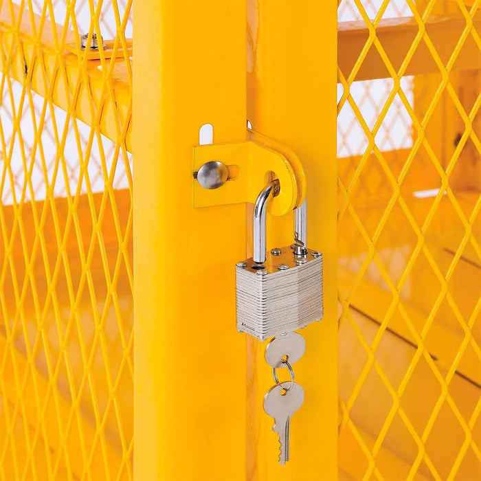 Propane Cylinder  Storage Cabinet SGL Door, 31"Wx30"Dx35"H, 4 Cylinder Cap