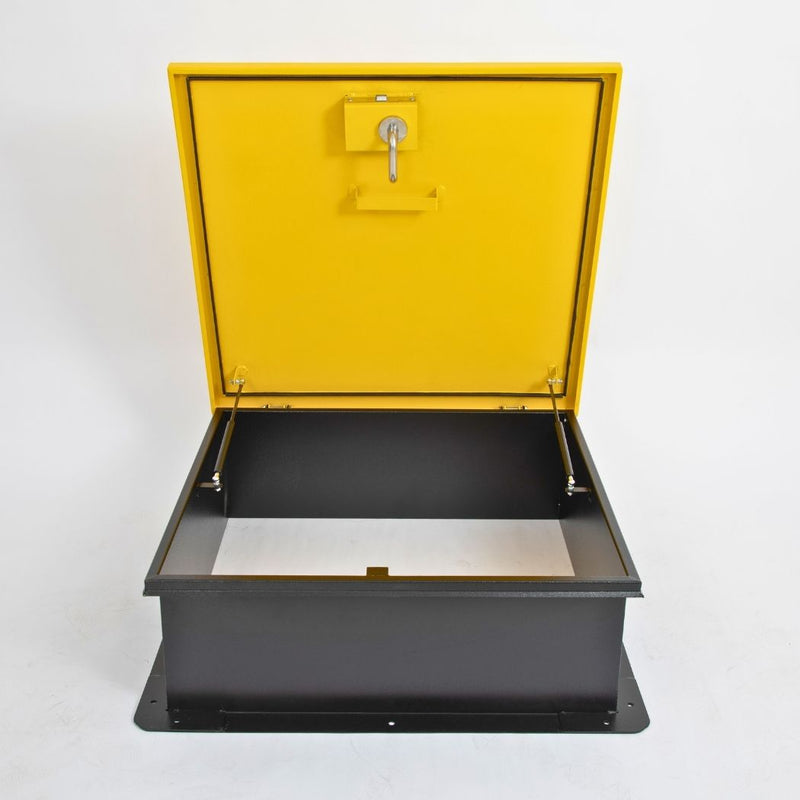 31.9" x 33" Steel Roof Hatch, Opening Roof Access Door, Fully Welded