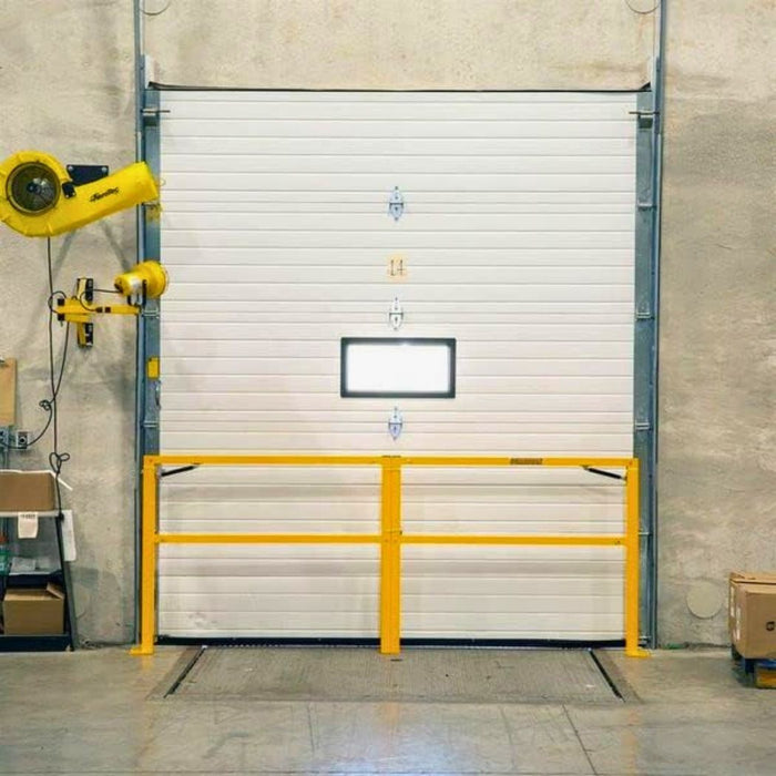 10' Cantilever Gate, Steel Construction, 120"W x 42"H for Loading Bay Fall Hazard Protection