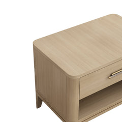 Holzoffer Bedside Table Nightstand with Drawer for bedroom, home