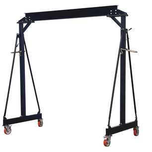 Holzoffer Strongway Adjustable Gantry Crane, 2000-Lb. Capacity, 7.87–11.9ft. Lift