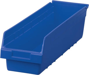 Holzoffer Plastic Nesting ShelfMax Storage Bin Box, 11.8-Inch x 7.87-Inch x 6-Inch ,12-Pack