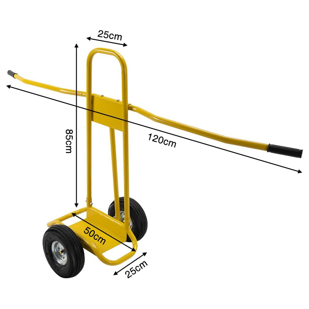 Holzoffer Panel Truck Dolly Cart, 1200 LBS Load Capacity Drywall Sheet Cart with Wheels Handles, Heavy Duty Panel Dolly Service Cart for Drywall, Plywood, Garage Home Warehouse