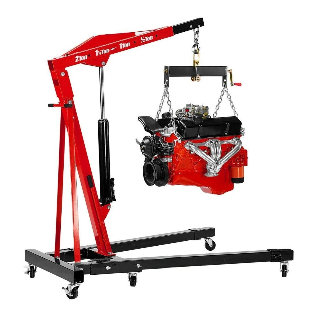 Holzoffer Industrial 2 Ton-Capacity Foldable Shop Crane