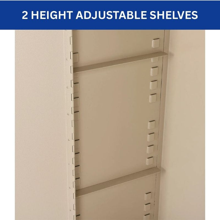 Narcotics Cabinet 18"W x 10"D x 30"H, Double Lock & Double Door, Fully Assembled