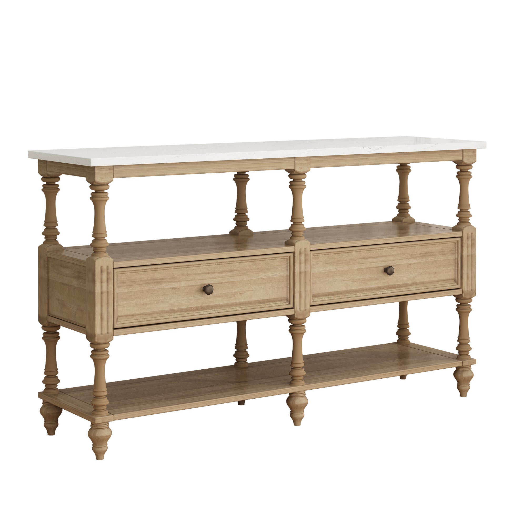 Holzoffer Marble Console Table (65")