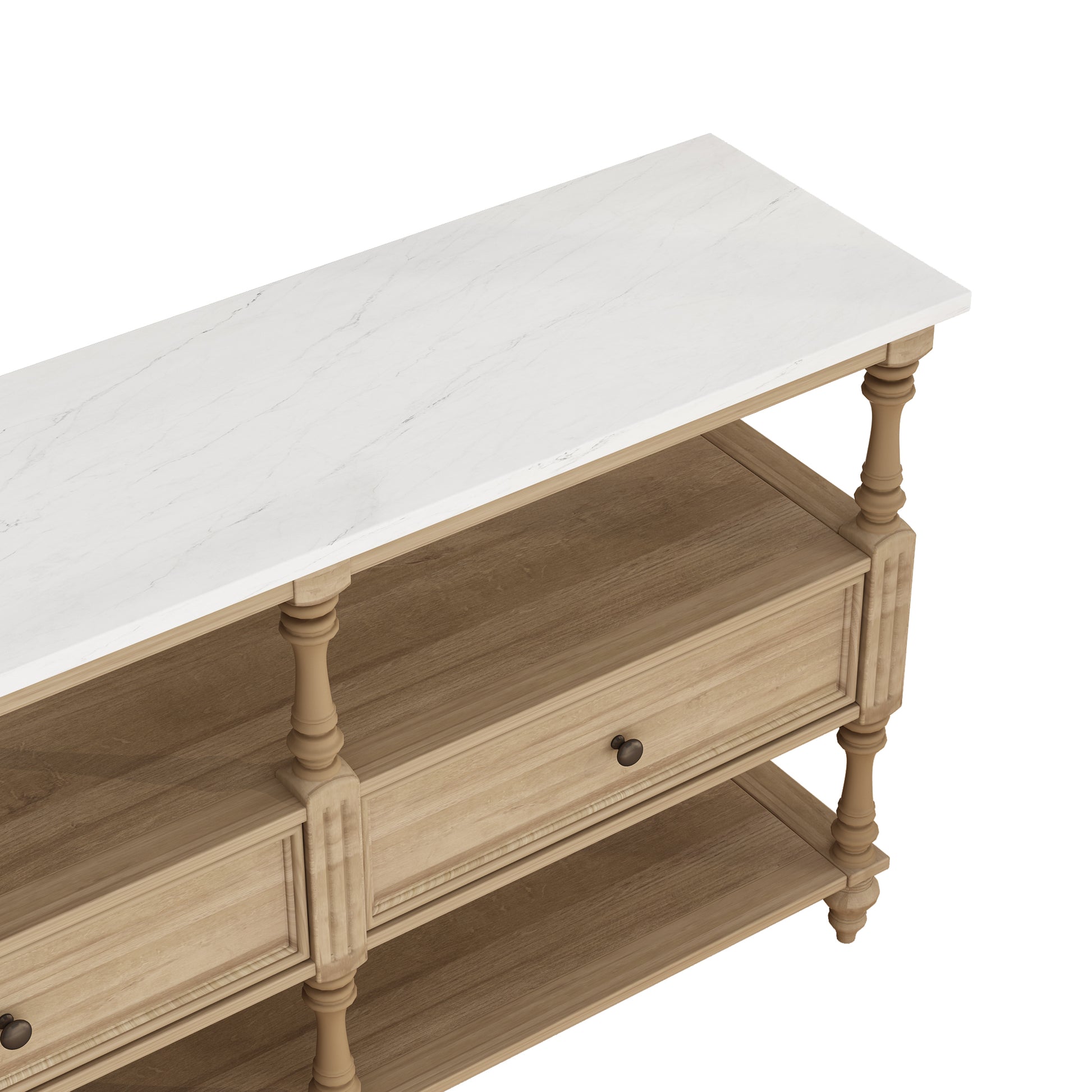 Holzoffer Marble Console Table (65")