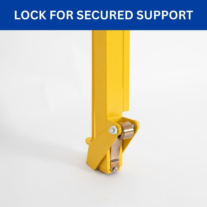Ladder Safety Post for Roof Hatches in All Sizes, Powder Coated Steel
