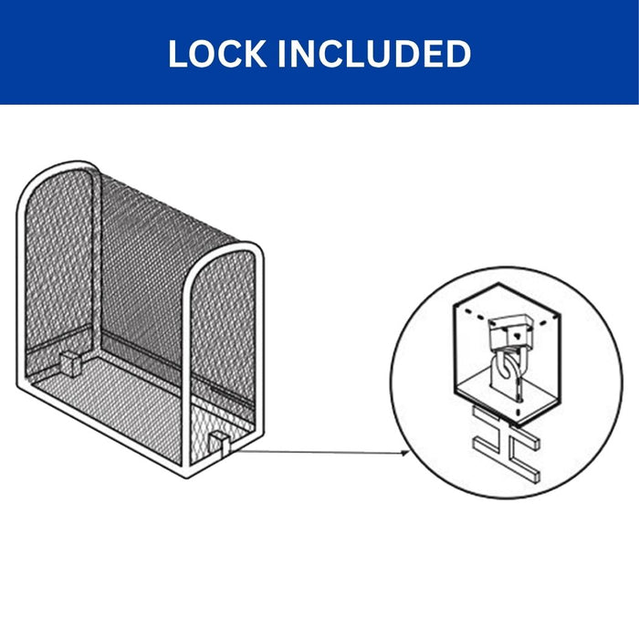 Green Backflow Cage 30"L x 13"W x 30"H, Theft Prevention