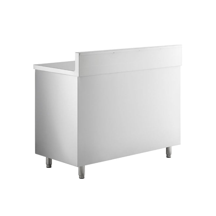 48" x 24" Stainless Steel Prep Table w/ Lockable Drawers and Storage Cabinet