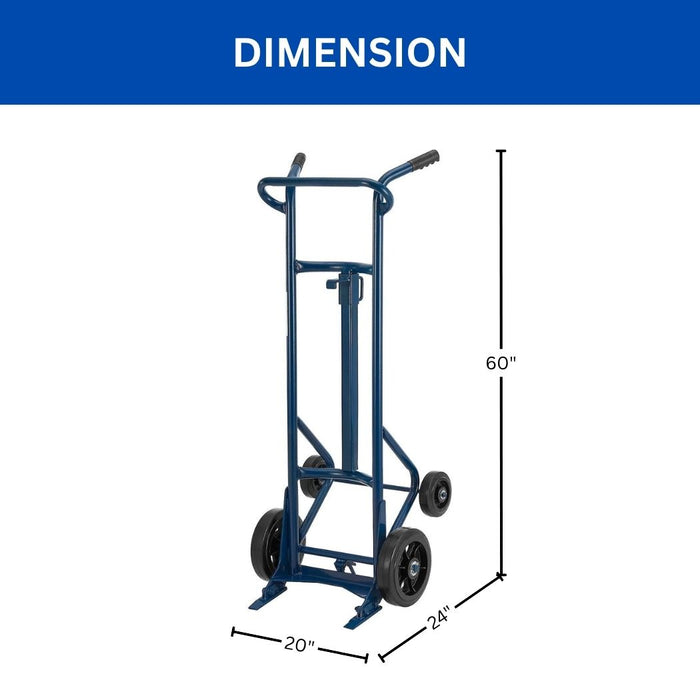 Drum Dolly for 30 and 55 Gallon Drums, 1000 lb Load Capacity, 4 Wheels