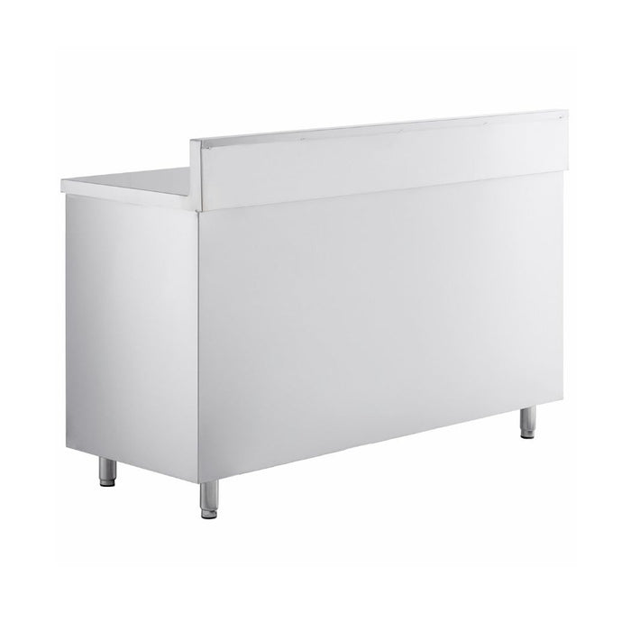 60" x 24" Stainless Steel Prep Table w/ Lockable Drawers and Storage Cabinet