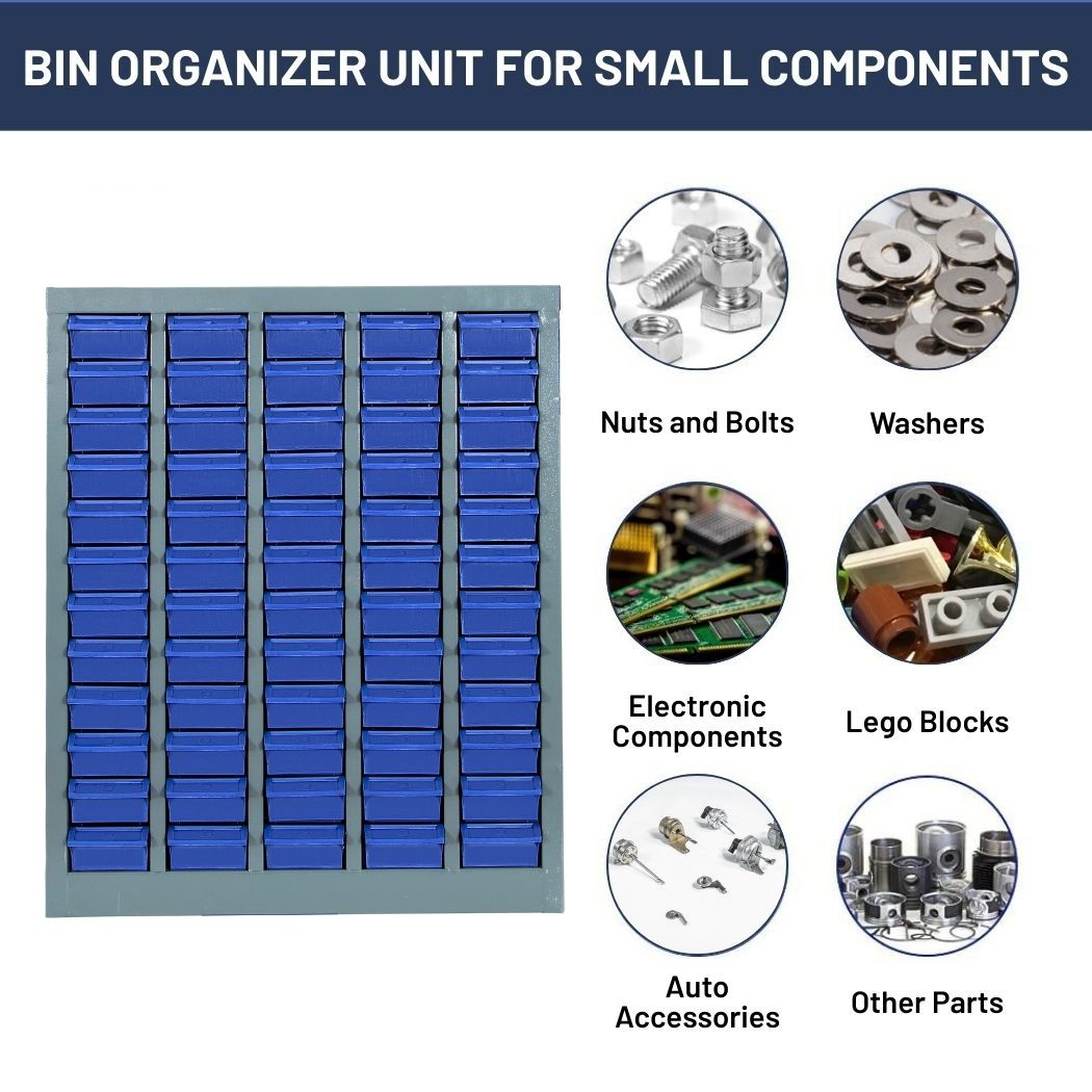 60 Bin Drawer Storage Cabinet, 23.3