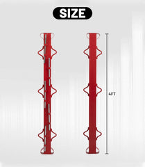 Holzoffer Farm Protection Fence，Post Highly Durable Steel Construction, Strong and Durable for Outdoor, Private Farms, Yards