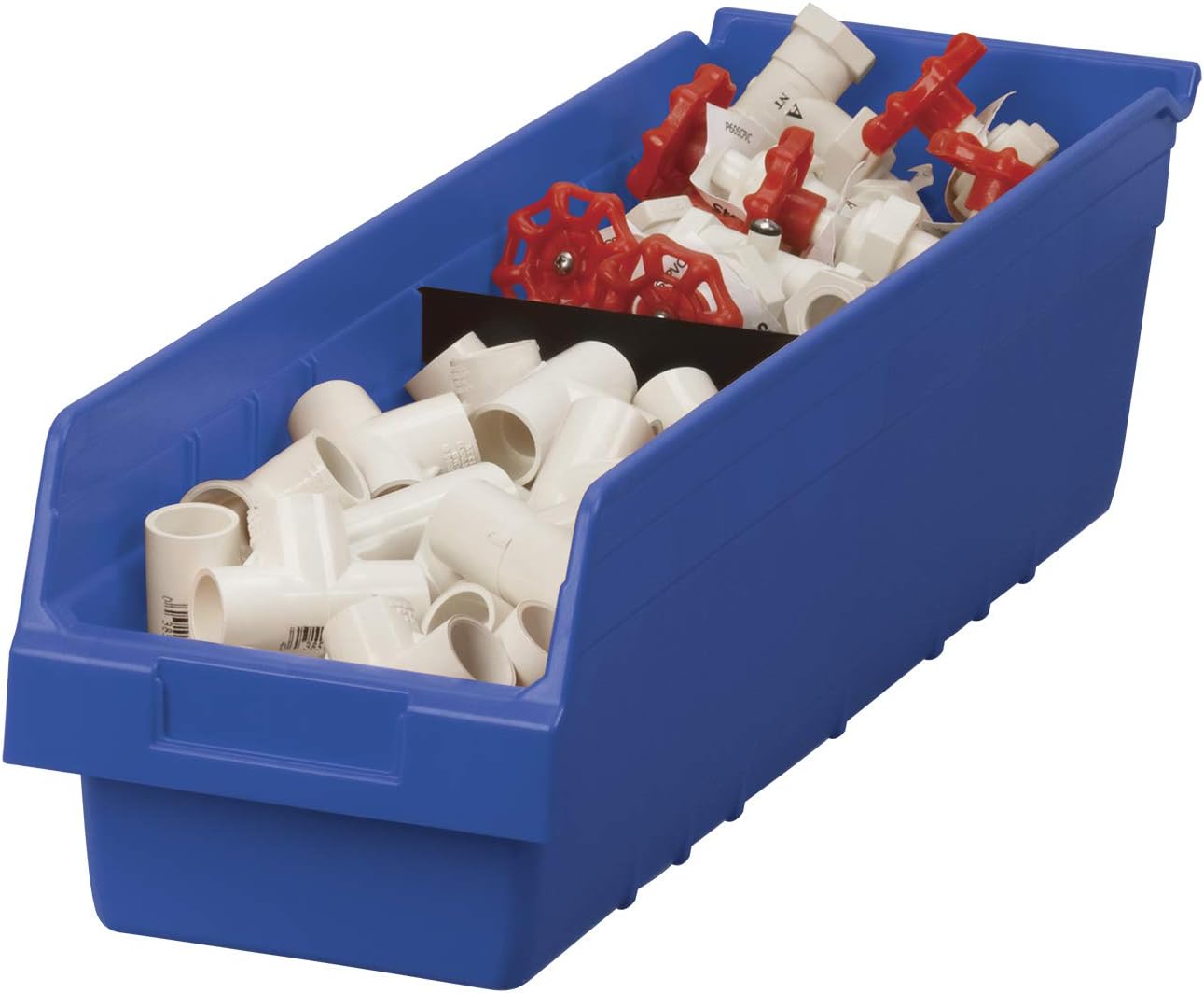 Holzoffer Plastic Nesting ShelfMax Storage Bin Box, 11.8-Inch x 7.87-Inch x 6-Inch ,12-Pack