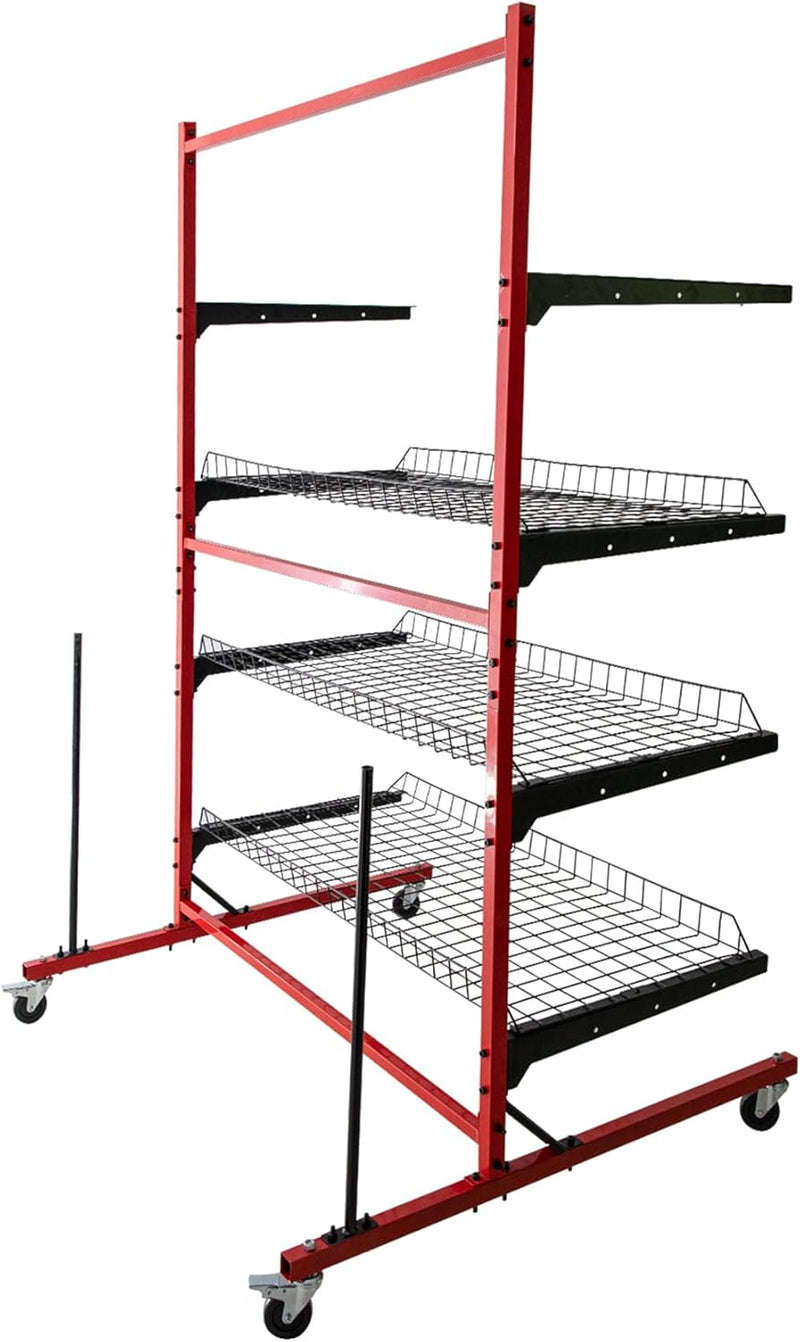 Parts Management Storage Cart, 43.3"D x 51.2"W x 74.8"H