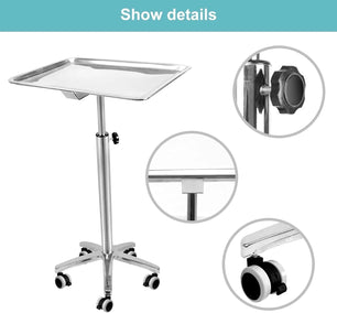 Holzoffer Premium Extra Large Medical Stand with Brake Wheels