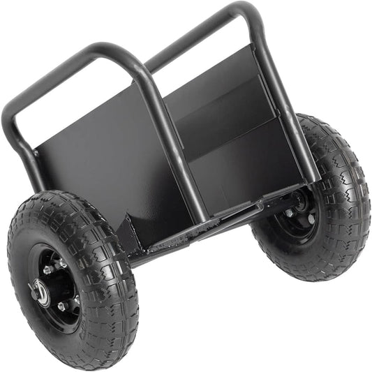 Holzoffer Heavy Duty Panel Dolly Slab Dolly with Handle Solid Rubber Tires, 1000LBS Load Capacity