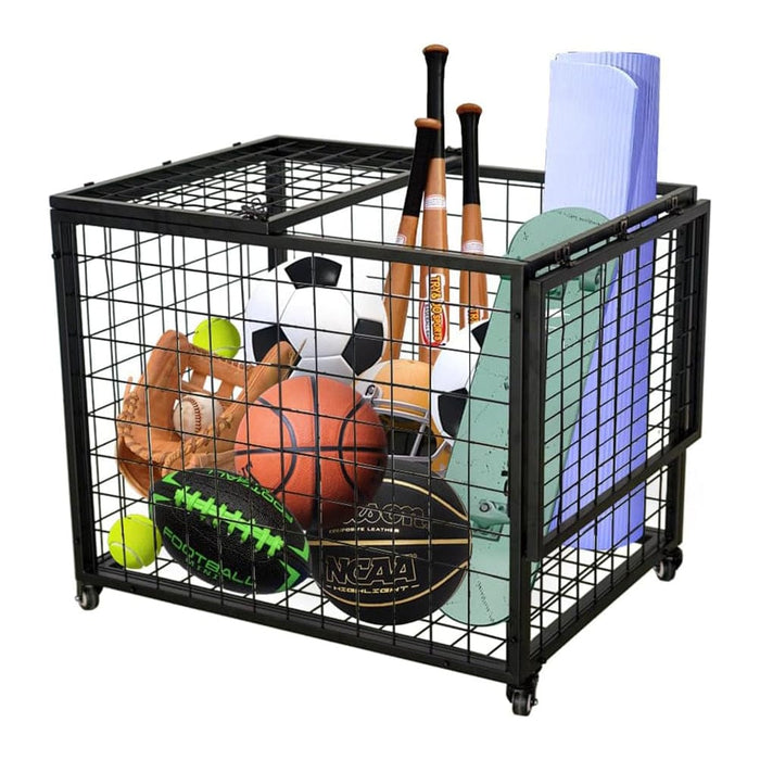 Lockable Ball Storage Trolley