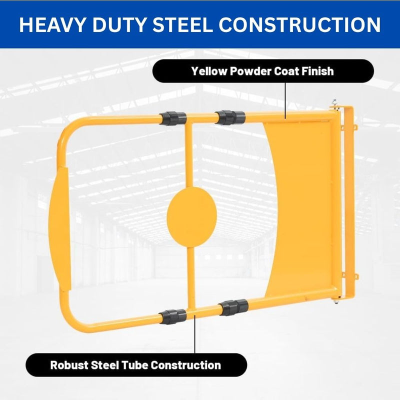 Universal Safety Swing Gate 23.5"-45" Opening Adjustable, Steel Construction