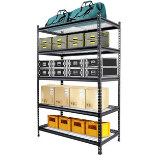 Holzoffer Holzoffer Metal Shelving Unit, Heavy Duty Adjustable Storage Rack, 5-Tier 24